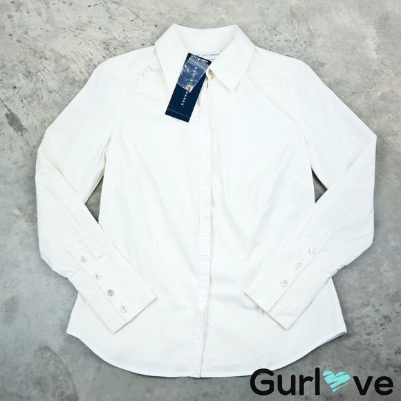 Garfield & Marks Tops - NWT $164 Garfield & Marks White Button Shirt S